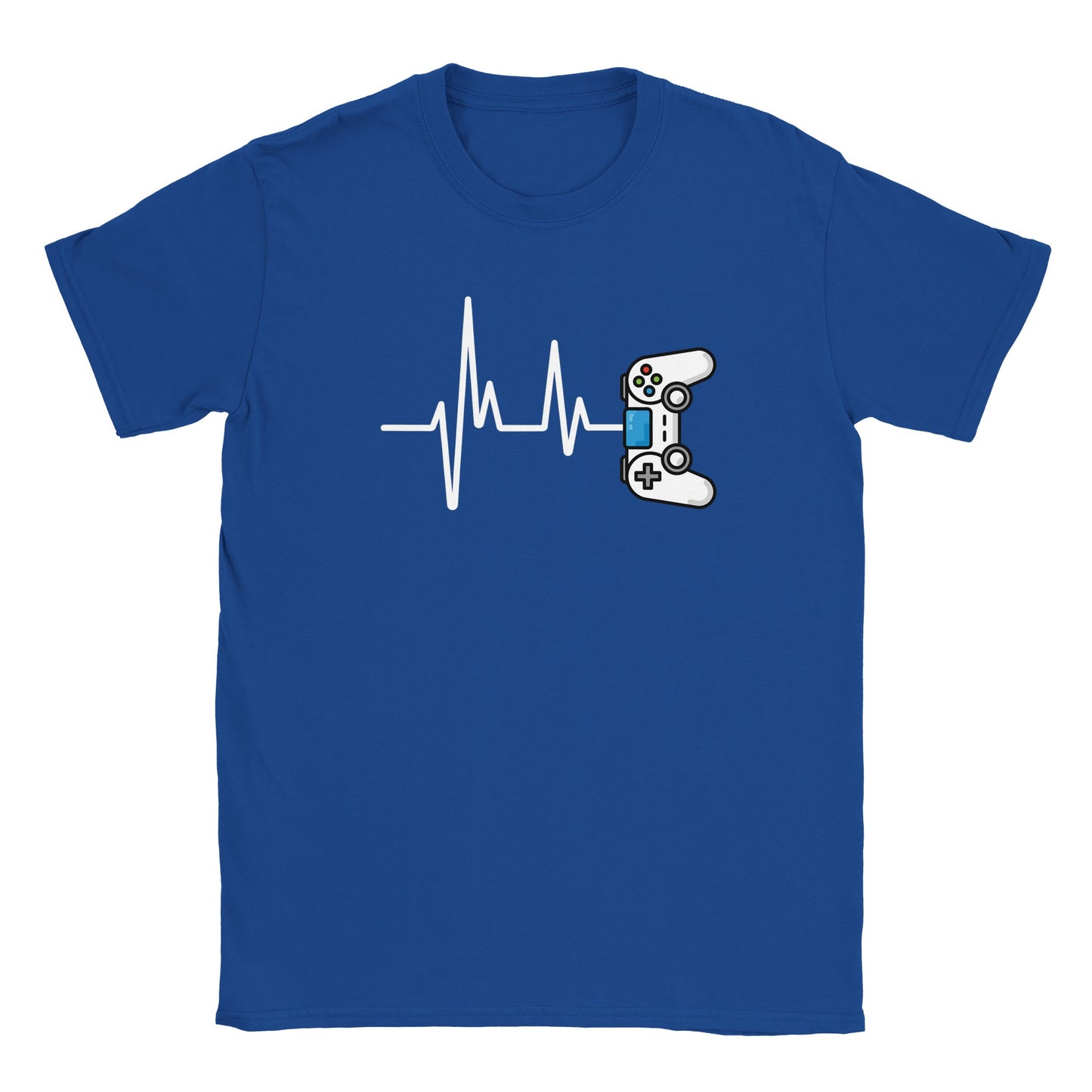 Gamer Controller Heartbeat Gaming Adult Unisex T-Shirt